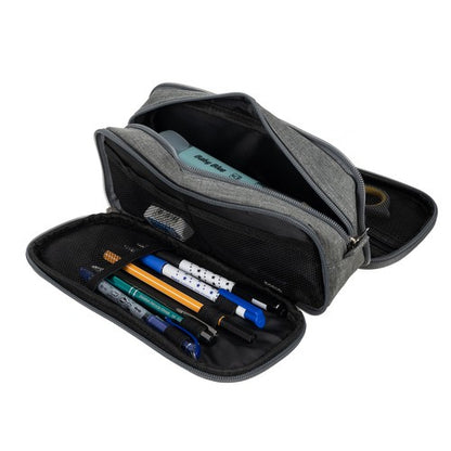 Triple extendable pencil case - gray Maaleo 24512 Maaleo 5900779952898