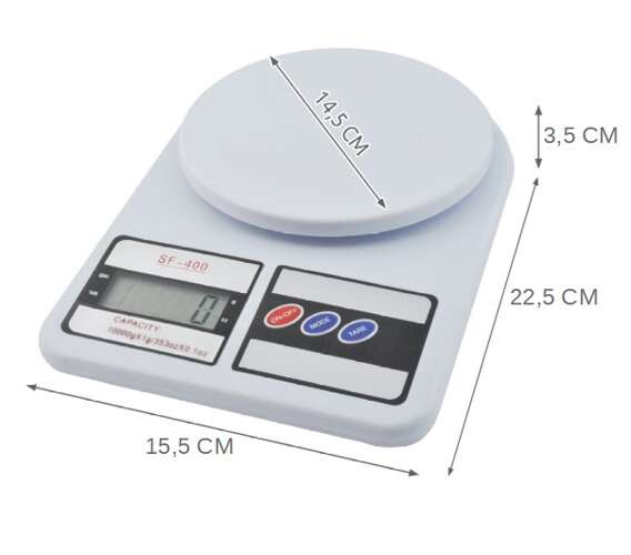 Kitchen scale 10kg Ruhhy 24174-11