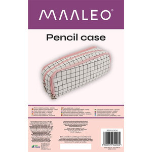 Triple folding pencil case - checkered Maaleo24514-1