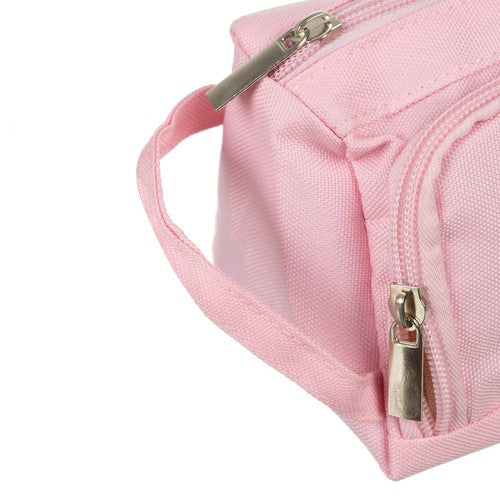 Double extendable pencil case - pink Maaleo 24519-5