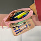 Double extendable pencil case - pink Maaleo 24519-10