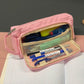 Double extendable pencil case - pink Maaleo 24519-11