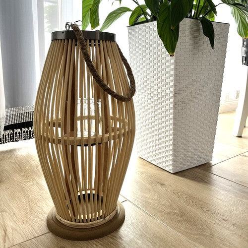 Bamboo rattan lantern Gardlov 24282-9