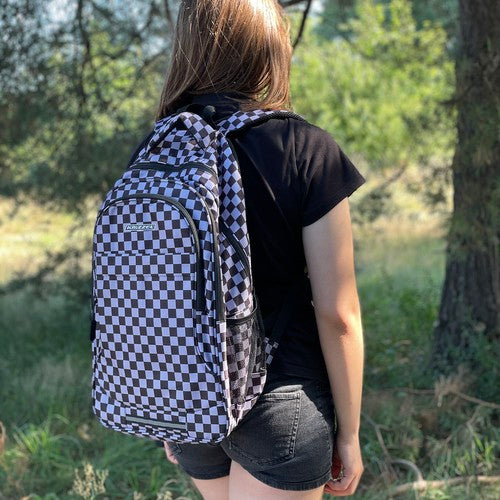 Backpack 30L - checkerboard Kruzzel 24531-11