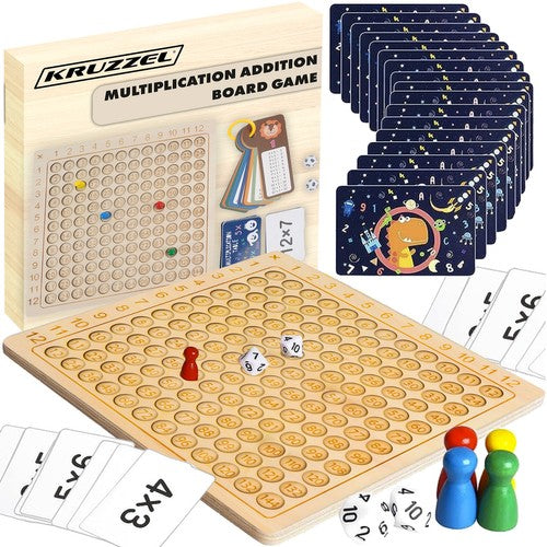 Multiplication table - board game Kruzzel 24639 Kruzzel 5900779953413