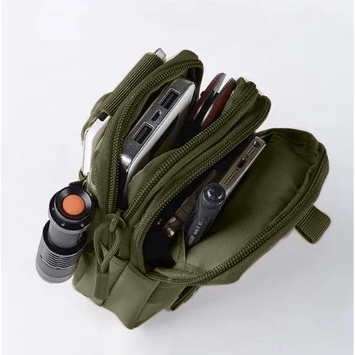 Tactical waist bag + belt greenTrizand 24322-14