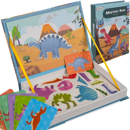 Magnetic puzzle - dinosaurs 24730 Kruzzel 5900779953741