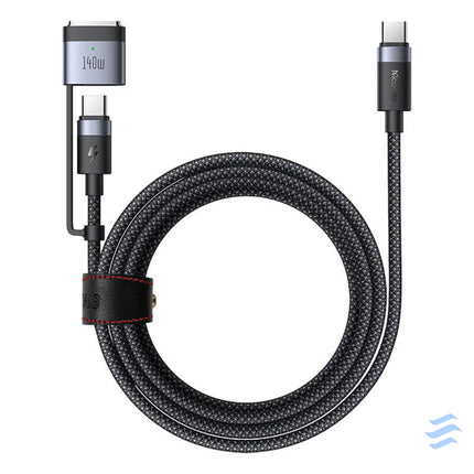 2 in 1 USB C to USB C + Magsafe 3 cable Mcdodo CA 0140 2m (black) Others