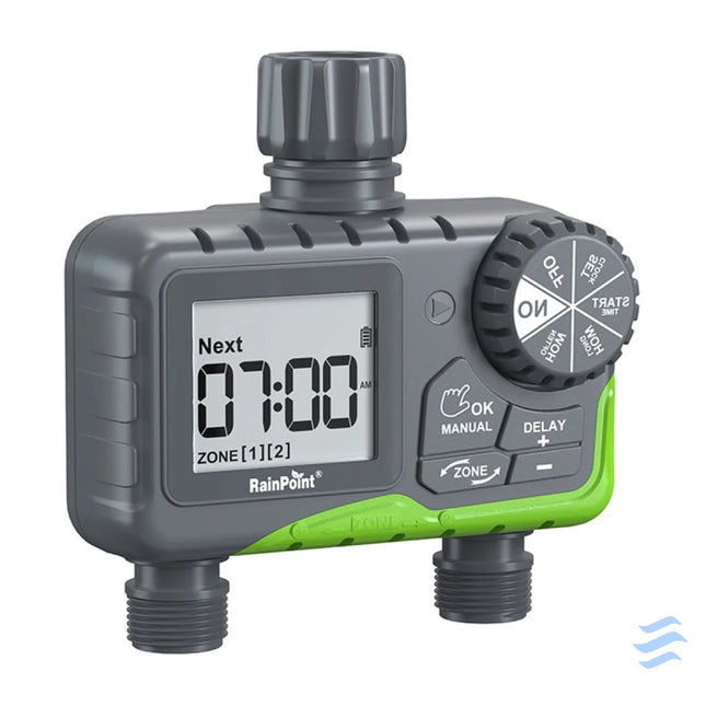 2 Zone Hose Timer Raintpoint ITV205 Irrigation systems