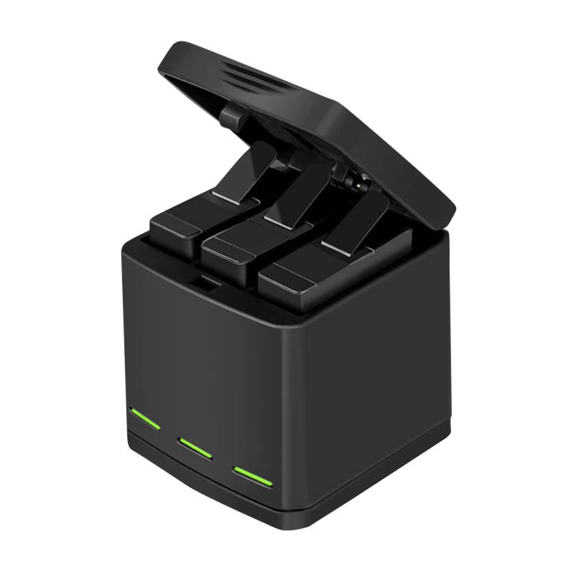 Telesin Box three-channel charger for GoPro Hero 5/6/7/8 + 2 batteries (GP-BNC-801)