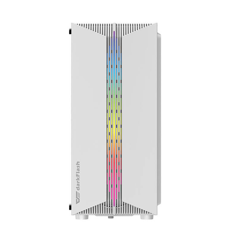Darkflash DK151 LED computer case (white) + 3 RGB fans