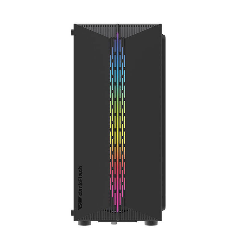 Darkflash DK151 LED computer case (black) + 3 RGB fans