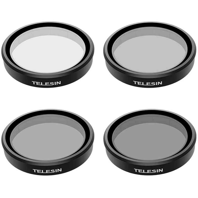Set of 4 TELESIN CPL/ND8/ND16/ND32 filters for DJI Osmo Action 3 / 4 / 5