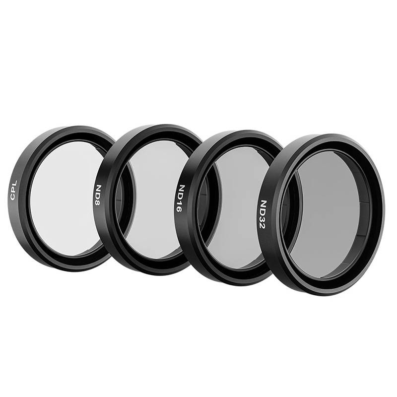 Set of 4 TELESIN CPL/ND8/ND16/ND32 filters for DJI Osmo Action 3 / 4 / 5