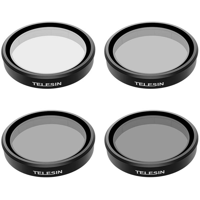 Set of 4 TELESIN CPL/ND8/ND16/ND32 filters for DJI Osmo Action 3 / 4 / 5