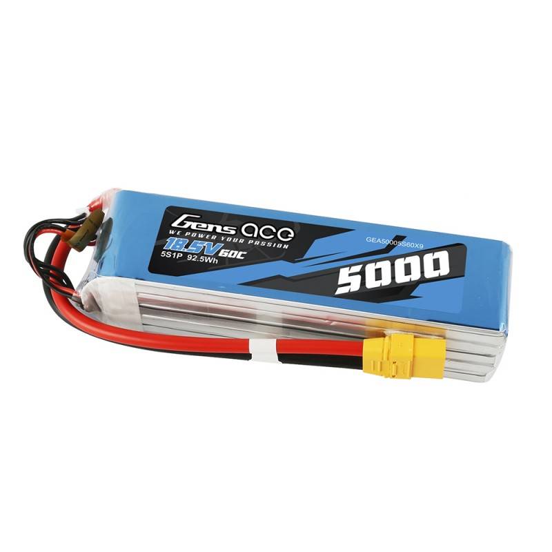 Akumulator LiPo Gens Ace Bashing 5000mAh 18.5V 60C 5S1P - XT90