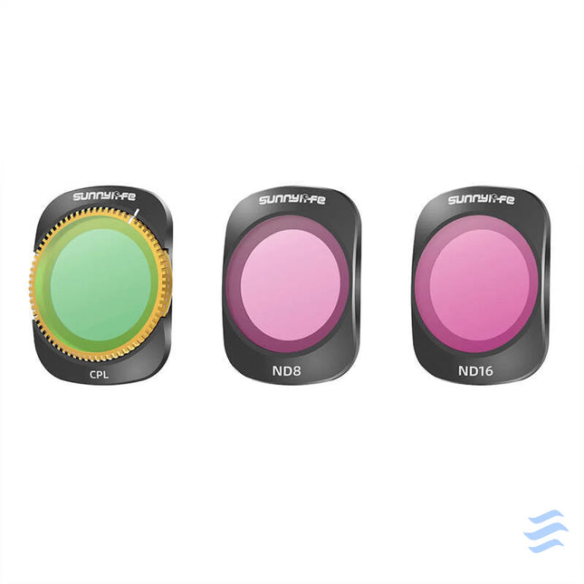 3 filters CPL + ND8 + ND16 Sunnylife for Pocket 3 For sports cameras