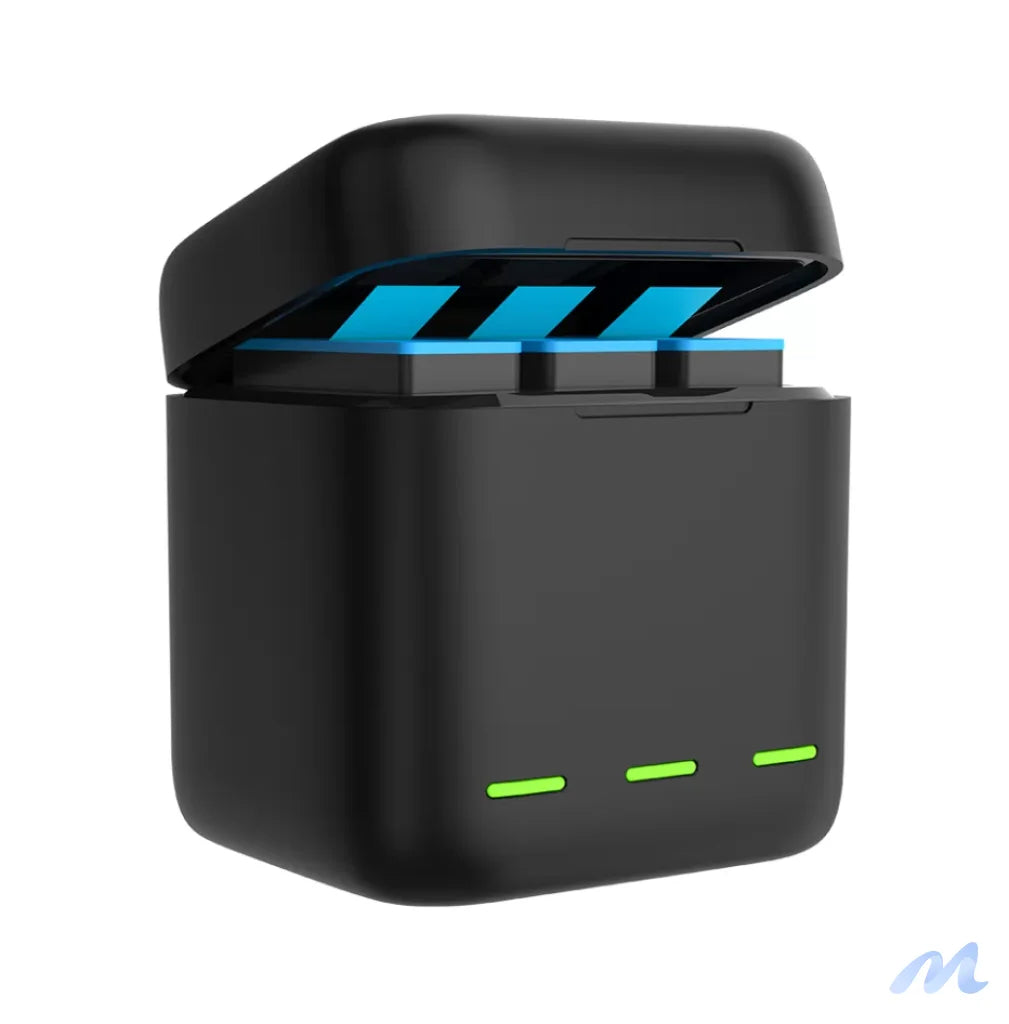 3-slot charger box Telesin  for GoPro Hero 12 / Hero 11 / Hero 10 / Hero 9