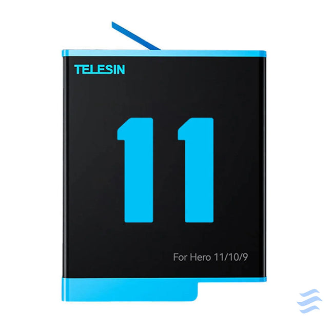 3 slot waterproof charger Telesin Allin box + 2 batteries for GoPro Hero 12 / 11 / 10 / 9 For sports cameras