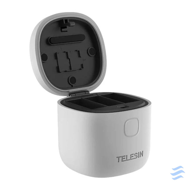 3 slot waterproof charger Telesin Allin box + 2 batteries for GoPro Hero 12 / 11 / 10 / 9 For sports cameras