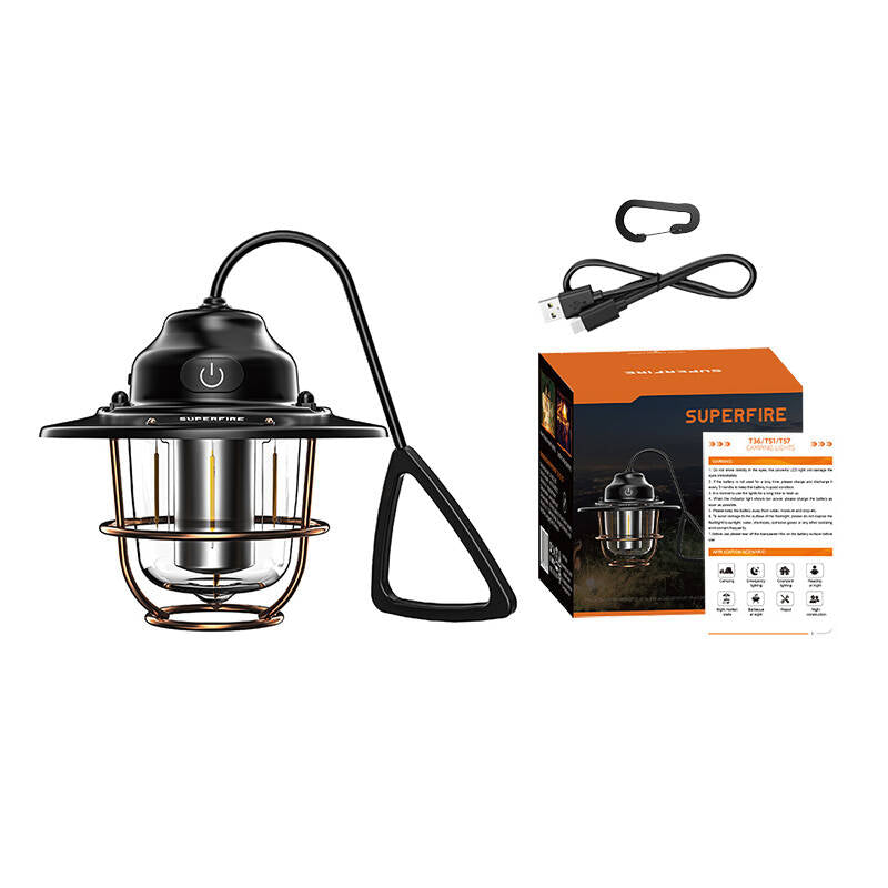 Superfire T57 camping lamp, 7 modes