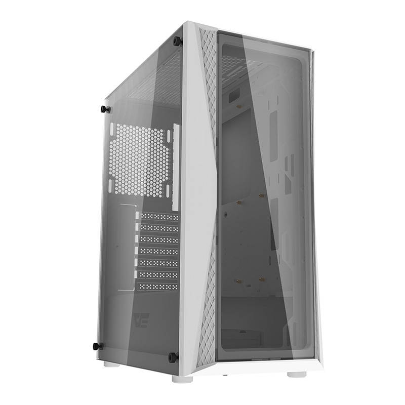 Darkflash DK352 Plus computer case (black and white) + 4 ARGB fans