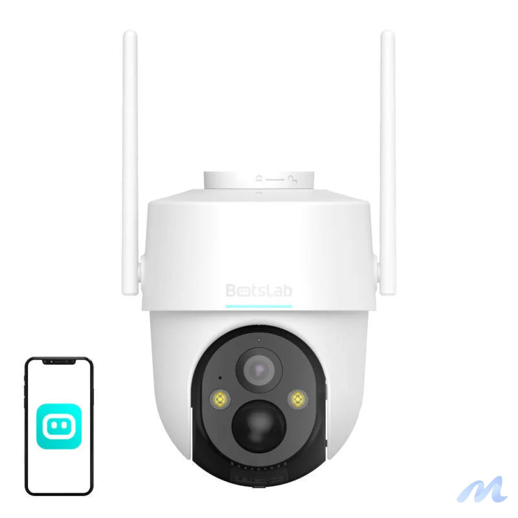 360° Outdoor WiFi Camera Botslab PT W313 3MP w/ solar panel