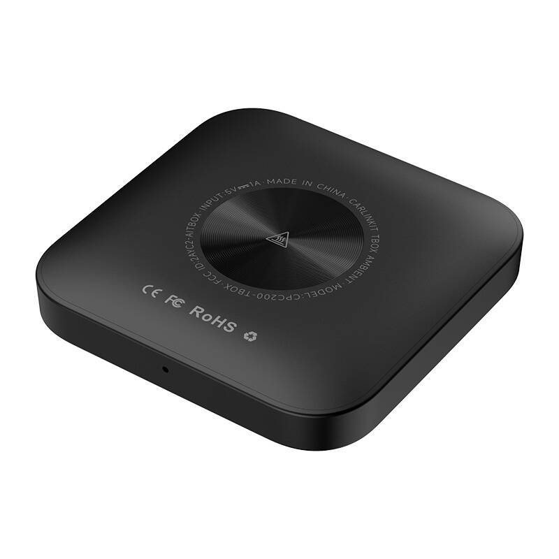 Carlinkit TBOX PLUS LED Wireless Adapter, 4G/64G, Apple Carplay/Android Auto (black)