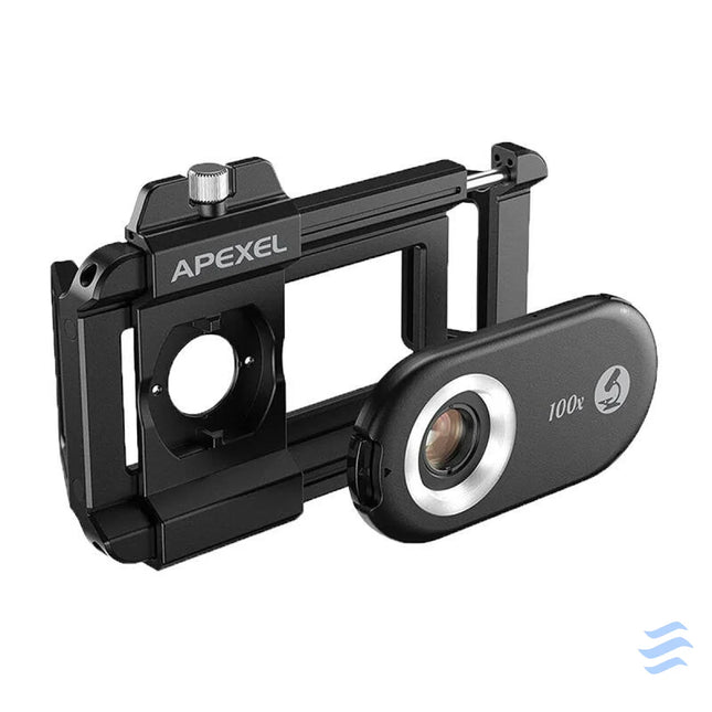 3x CPL lens / microscope for smartphone Apexel APL MS3IN1 200x / 150x / 100x Phone lenses