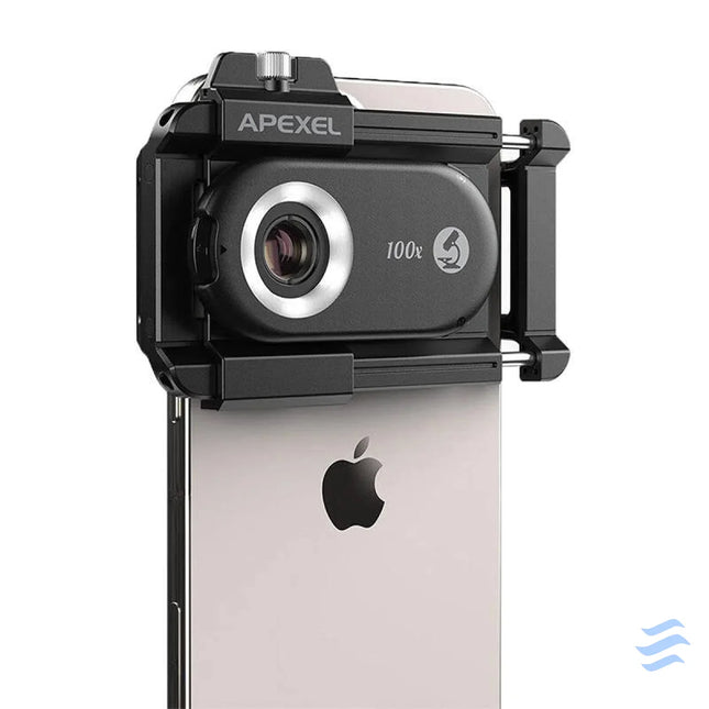 3x CPL lens / microscope for smartphone Apexel APL MS3IN1 200x / 150x / 100x Phone lenses