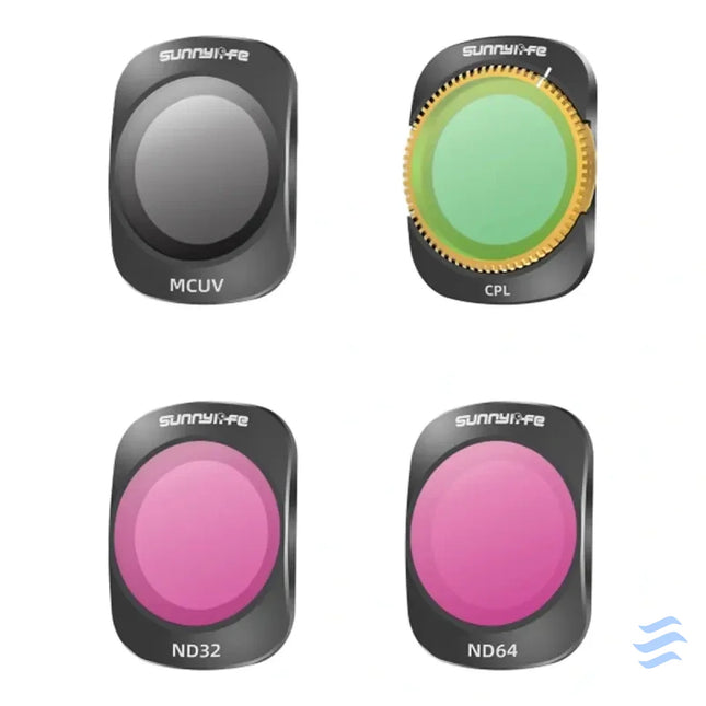 4 filters MCUV CPL ND32/64 Sunnylife for Pocket 3 For sports cameras