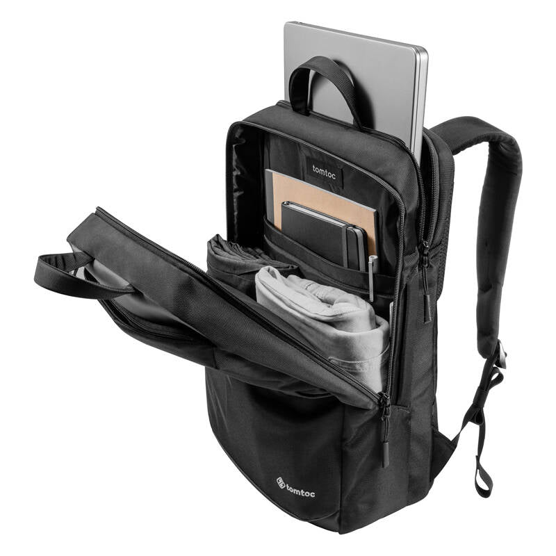 Tomtoc Explorer-T71 travel laptop backpack, 15,6"/24l (black)