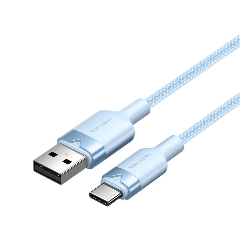 USB 2.0 A to USB-C 3A cable Vention CTNLH 2M (blue)