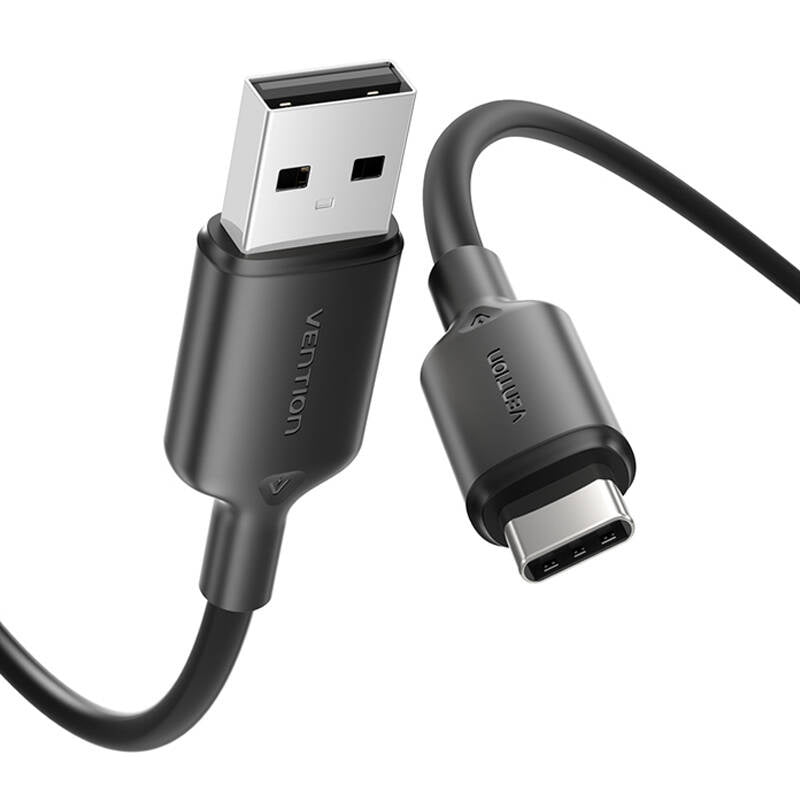 USB 2.0 A to USB-C 3A cable Vention CTQBF 1M (black)
