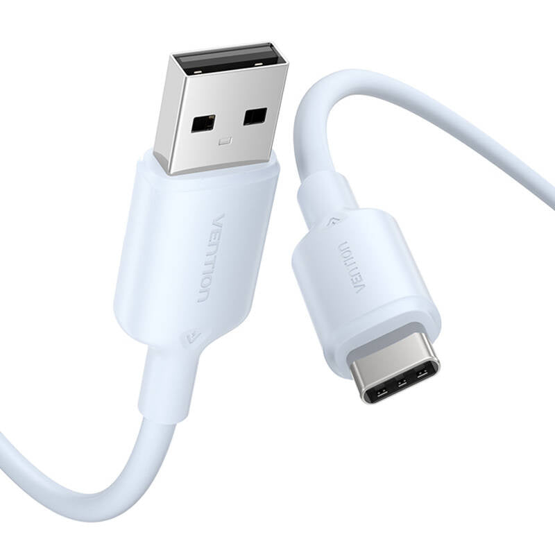 USB 2.0 A to USB-C 3A cable Vention CTQLF 1M (blue)