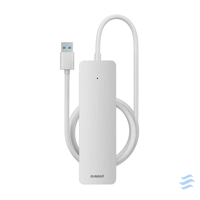 4in1 Hub Baseus UltraJoy Lite USB A to USB 3.0 1m (white) Hubs