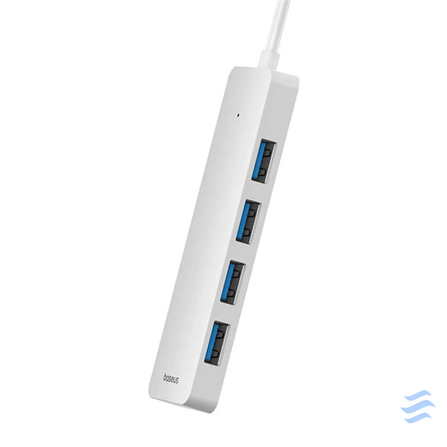 4in1 Hub Baseus UltraJoy Lite USB A to USB 3.0 1m (white) Hubs