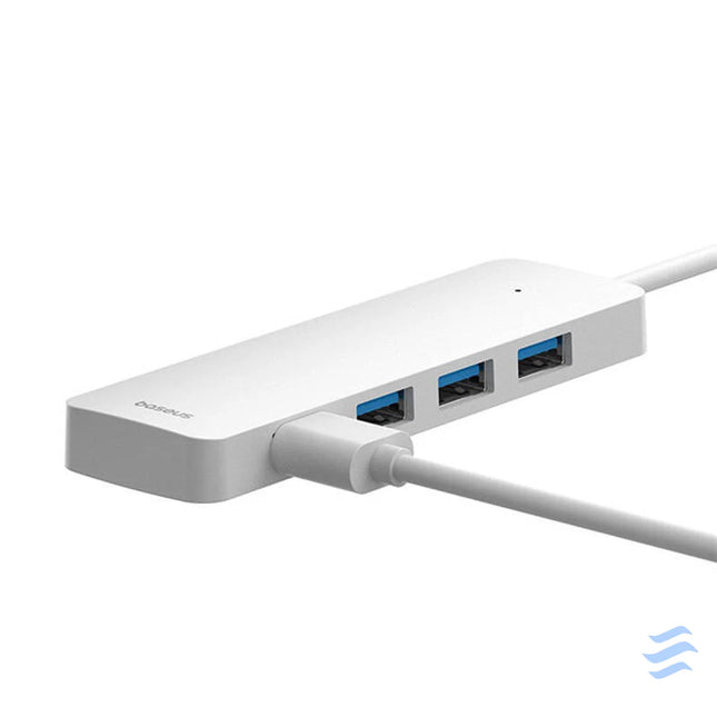4in1 Hub Baseus UltraJoy Lite USB A to USB 3.0 1m (white) Hubs