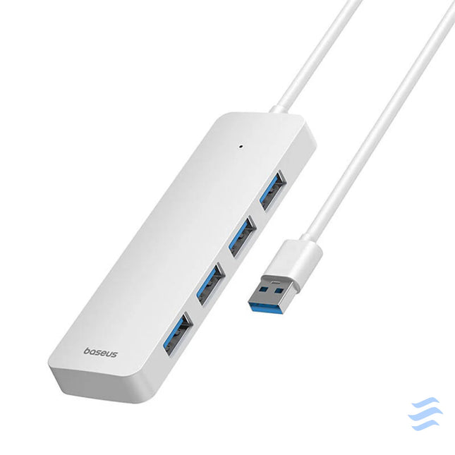 4in1 Hub Baseus UltraJoy Lite USB A to USB 3.0 1m (white) Hubs