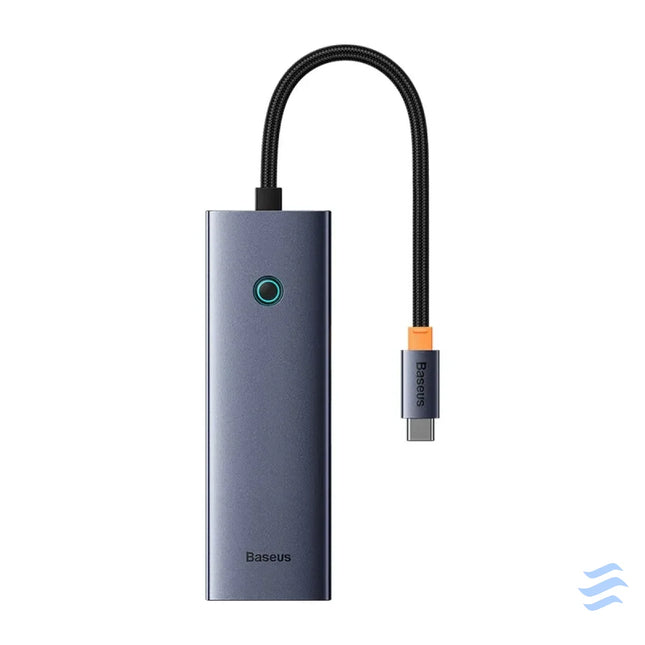 4in1 Hub Baseus UltraJoy USB C do 3x USB 3.0 + RJ45 (space grey) Hubs