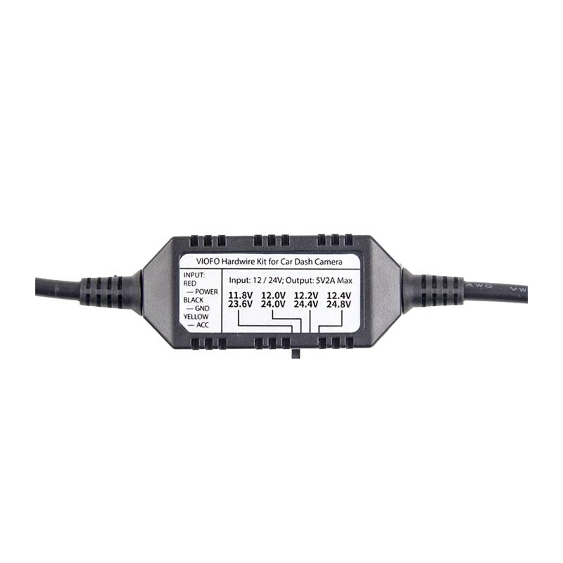 Power cable for VIOFO HK3 miniUSB video recorders