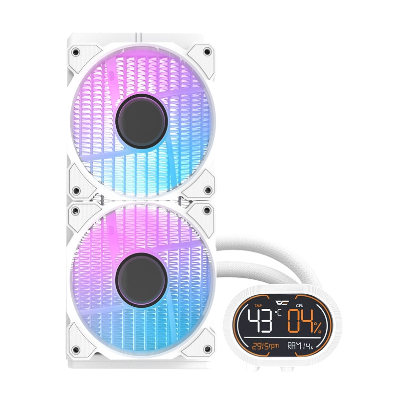 Darkflash DH240D CPU water cooler (white)