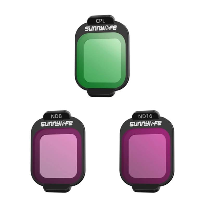 Filtry CPL, ND8, ND16 Sunnylife do DJI Flip