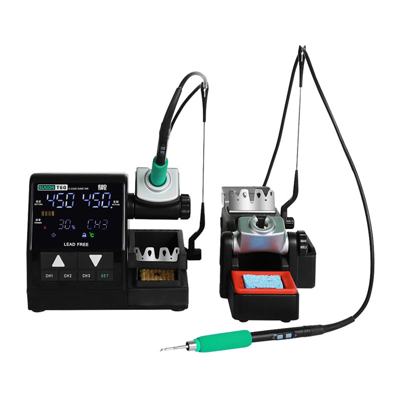 SUGON T60 soldering station + TJ8 extension