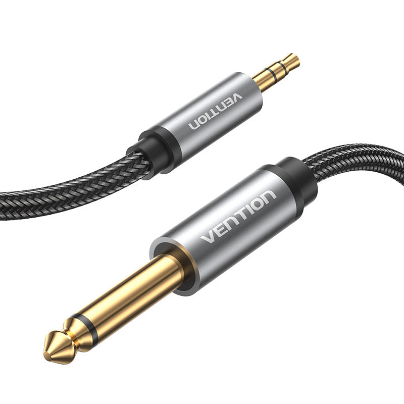 Audio cable mini jack 3.5mm male to jack 6.35mm male Vention BCYHH 2m