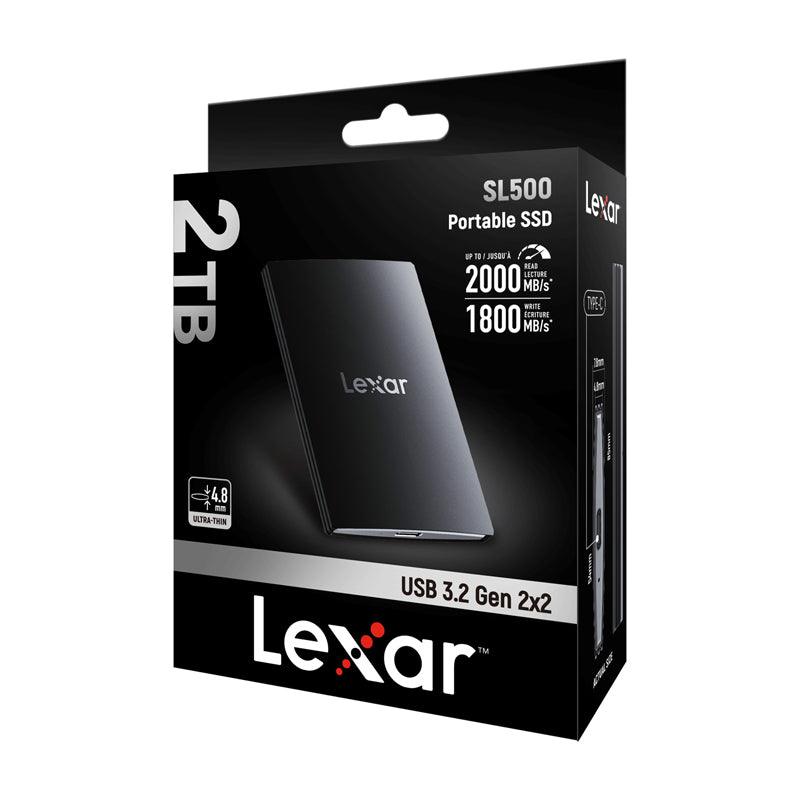 Lexar SL500 2TB Portable SSD Drive