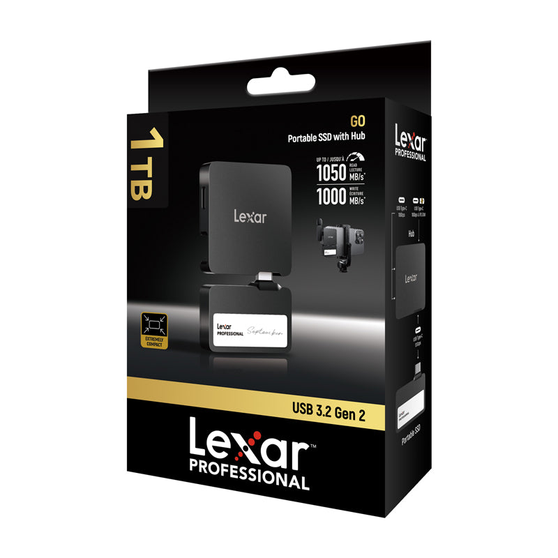 Lexar Professional SL400 1TB Portable SSD + Hub