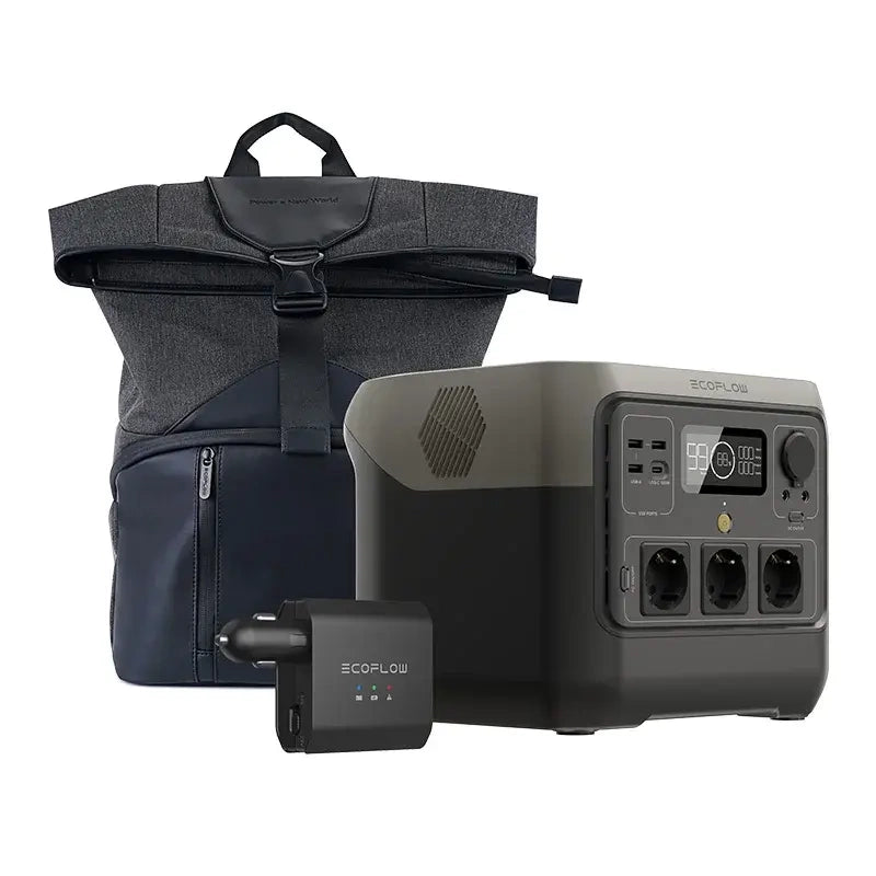 Bundle EcoFlow River 2 Pro + Smart car battery charger + Carrying bag