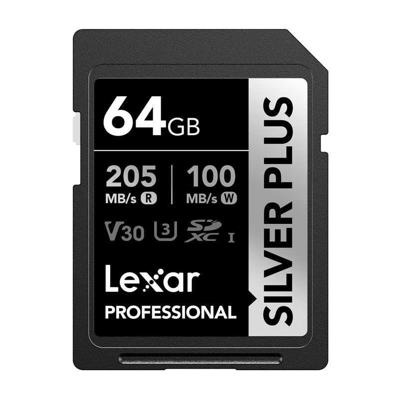 Lexar Professional SILVER PLUS SDXC 64GB memory card