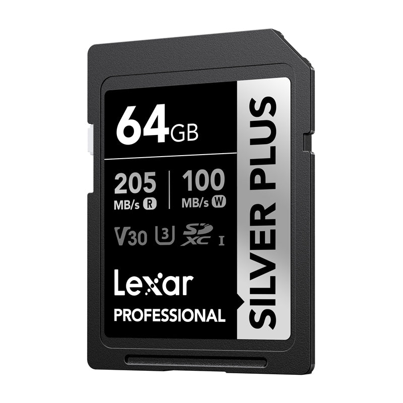 Lexar Professional SILVER PLUS SDXC 64GB memory card